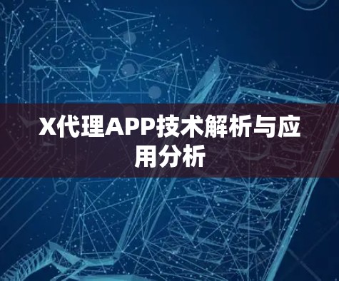 X代理APP技术解析与应用分析