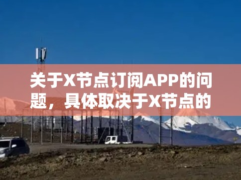 关于X节点订阅APP的问题，具体取决于X节点的定义和功能。以下是一些可能的解释和建议