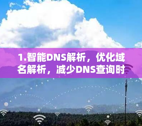 1.智能DNS解析，优化域名解析，减少DNS查询时间，提高访问速度