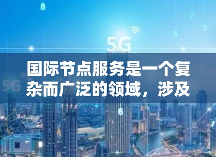 国际节点服务是一个复杂而广泛的领域，涉及全球网络的部署、管理和保护，以支持跨国业务的高效运作。以下是对国际节点服务的详细分析