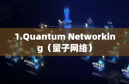 1.Quantum Networking（量子网络）