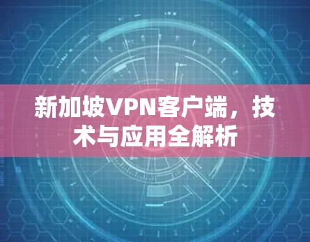 新加坡VPN客户端，技术与应用全解析