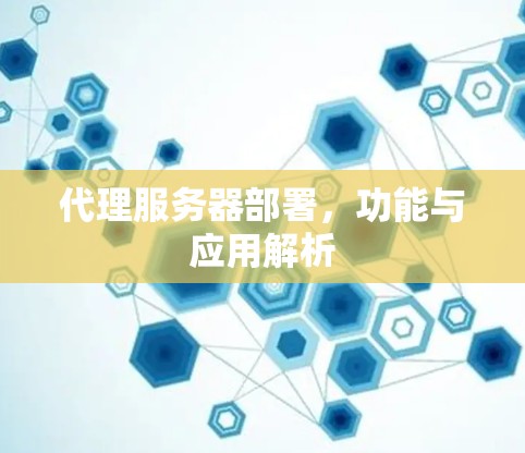 代理服务器部署，功能与应用解析