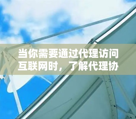 当你需要通过代理访问互联网时，了解代理协议的支持情况非常重要。以下是关于不同代理协议的详细说明和支持情况