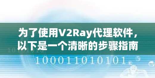 为了使用V2Ray代理软件，以下是一个清晰的步骤指南