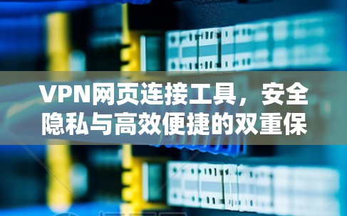 VPN网页连接工具，安全隐私与高效便捷的双重保障