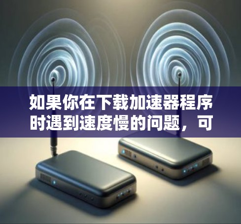 如果你在下载加速器程序时遇到速度慢的问题，可以尝试以下方法来加速下载速度