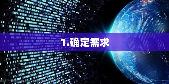 1.确定需求