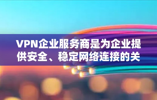 VPN企业服务商是为企业提供安全、稳定网络连接的关键解决方案。以下是对VPN企业服务商主要特点的分析