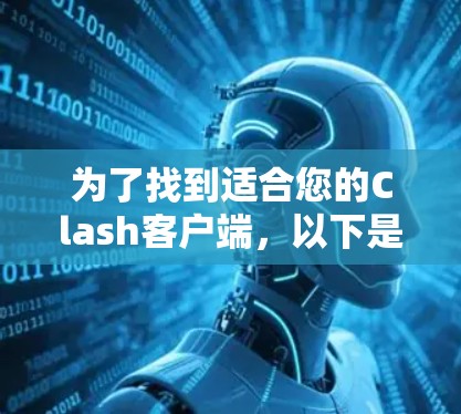 为了找到适合您的Clash客户端，以下是一个有条理的选择指南，帮助您根据需求选择最合适的解决方案