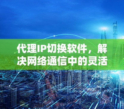 代理IP切换软件，解决网络通信中的灵活配置需求