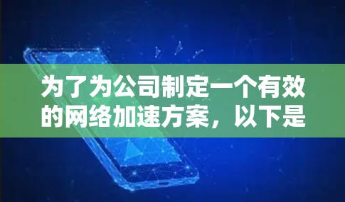 为了为公司制定一个有效的网络加速方案，以下是一个结构化的步骤指南