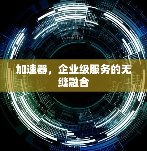 加速器，企业级服务的无缝融合