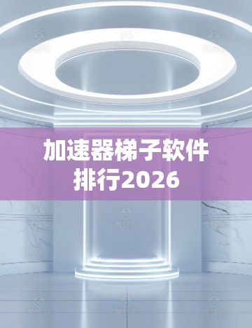 加速器梯子软件排行2026