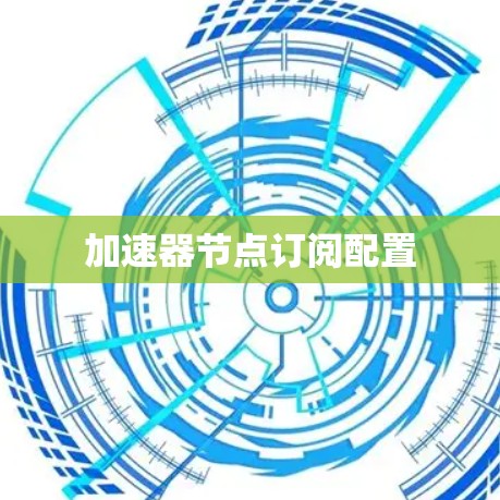 加速器节点订阅配置