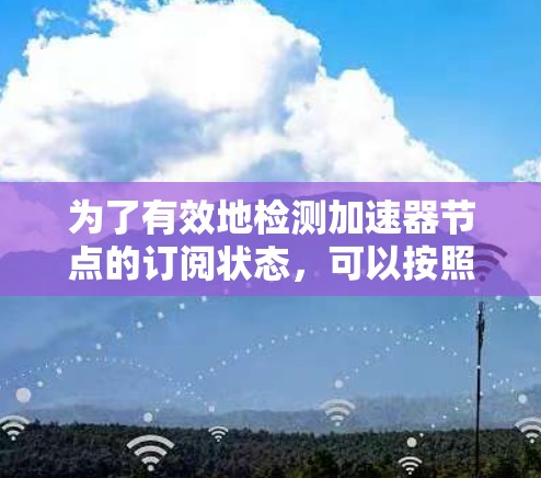 为了有效地检测加速器节点的订阅状态，可以按照以下步骤进行实施