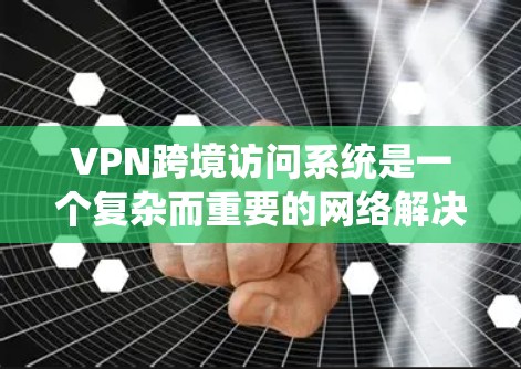 VPN跨境访问系统是一个复杂而重要的网络解决方案，旨在为跨国企业和个人提供安全、隐私保护的网络访问方式。以下是对该系统的详细分析和总结