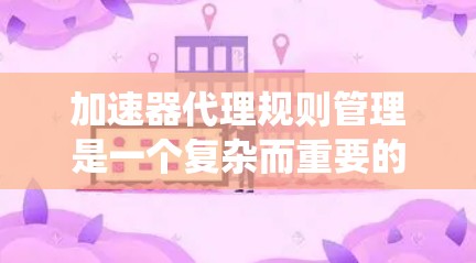 加速器代理规则管理是一个复杂而重要的任务，涉及多个方面的考量。以下是对加速器代理规则管理的系统化总结