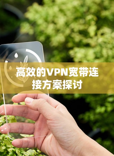 高效的VPN宽带连接方案探讨