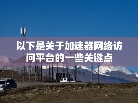 以下是关于加速器网络访问平台的一些关键点