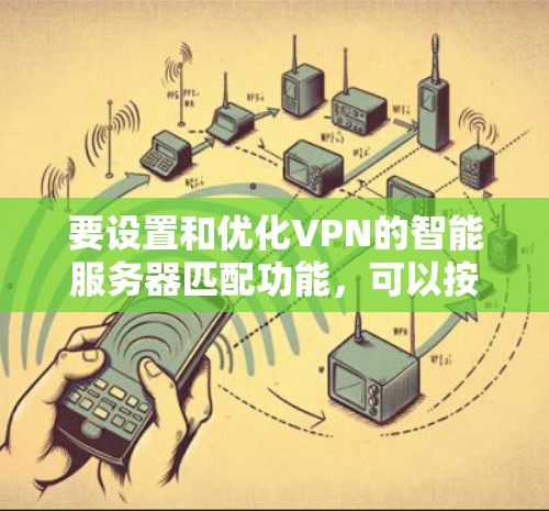 要设置和优化VPN的智能服务器匹配功能，可以按照以下步骤进行