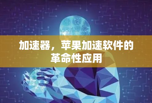 加速器，苹果加速软件的革命性应用